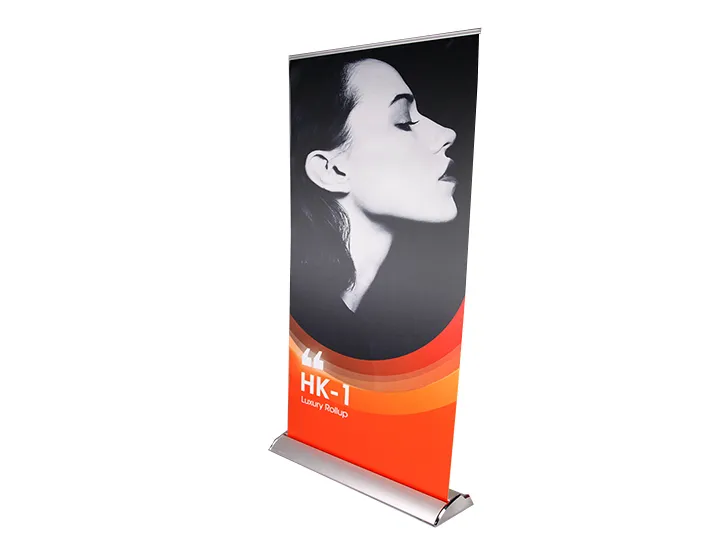 roll up banner display stand